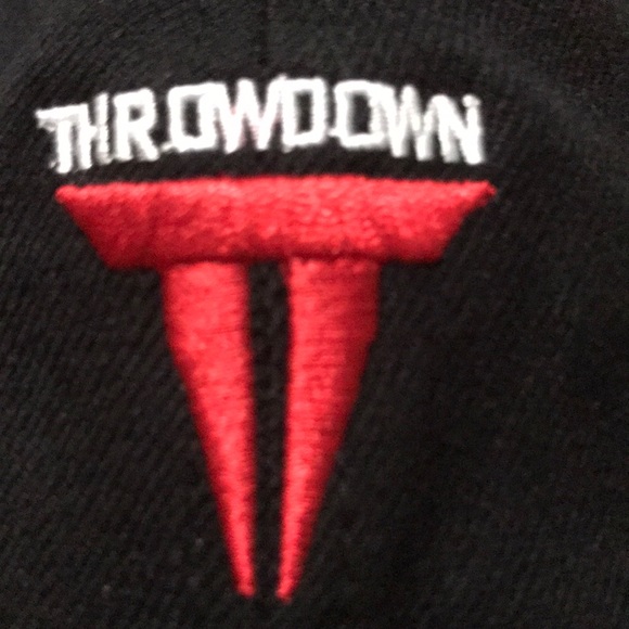 Authentic “THROWDOWN” MMA Logo Black Cap/Hat - Picture 5 of 10